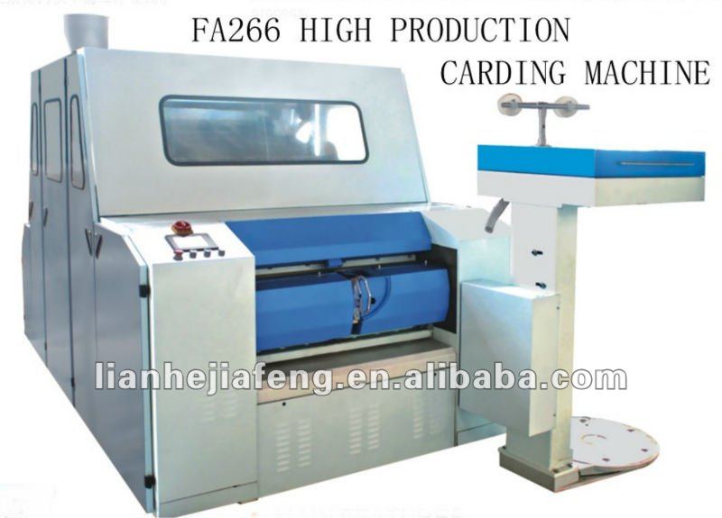 FA266 FIBER CARDING MACHINE HIGH PRODUCTION maxiao@qdclj.com