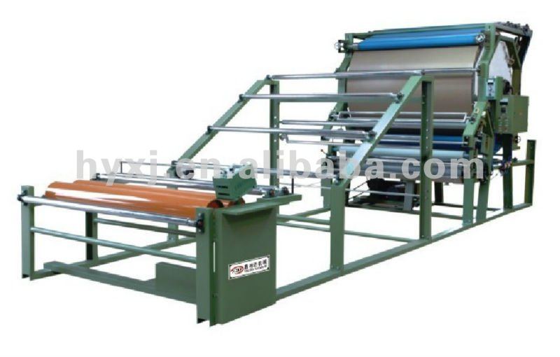 Fabric and foam laminating machine for shoe making