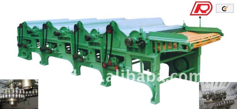 fabric/cotton waste feeding material recycling machine