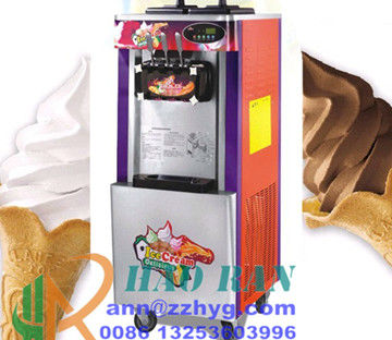 Factory best selling stainless steel 3 flavor soft ice cream making machine