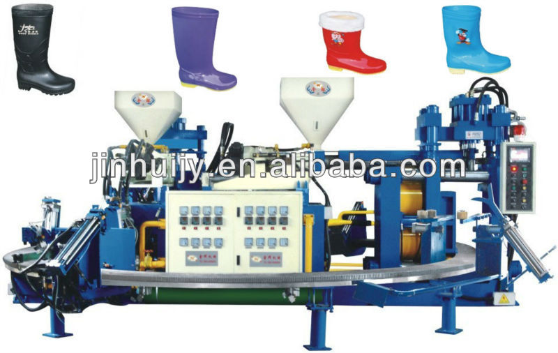 Factory price two color rain boots machine