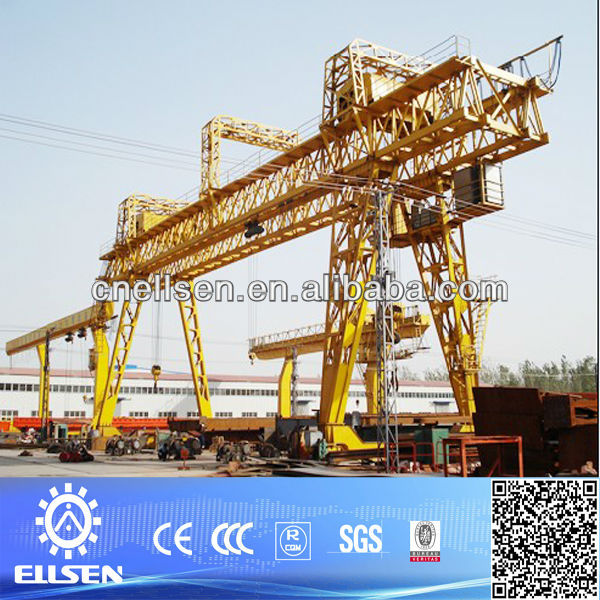 Factory using double beam truss gantry crane