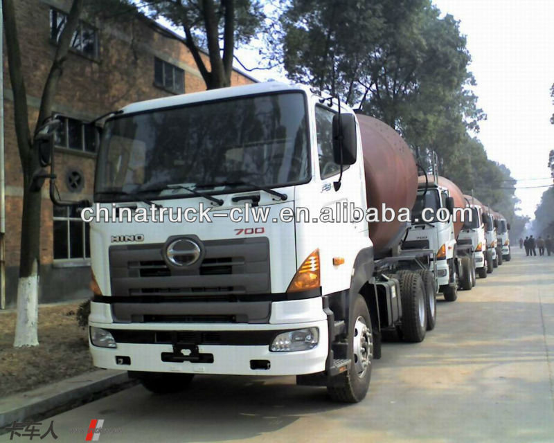 Famous brand 6X4 HINO concrete mixer truck 10cbm for sales