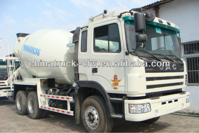 Famous brand jianghuai concrete mixer truck for hot sales