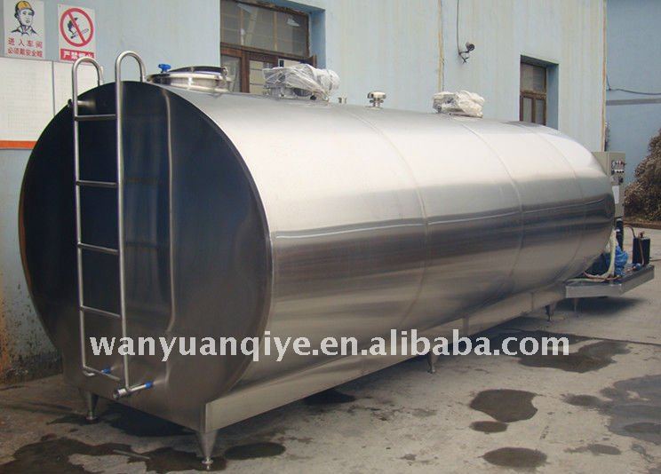 Farm Milk Storage Tank with automatic CIP cleaning milk cooling tank