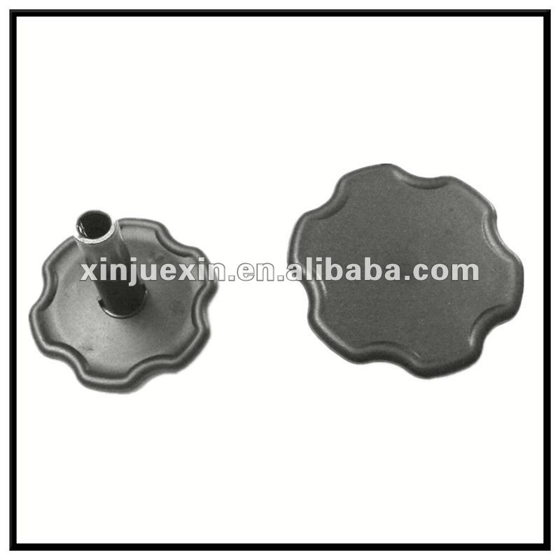 Fashionable Beautiful plum-flower type base plastic parts