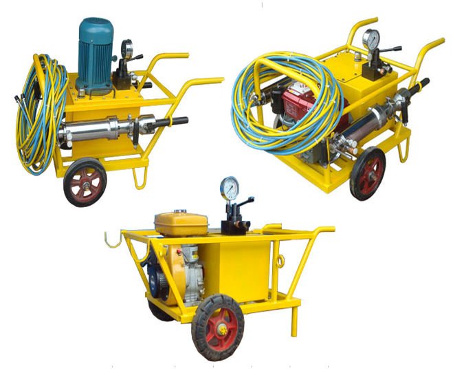 Fast Speed Electric Motor Hydraulic Rock Splitter