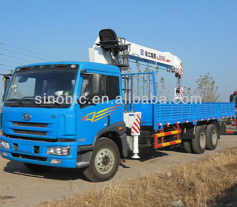 FAW 10-16 tons crane truck