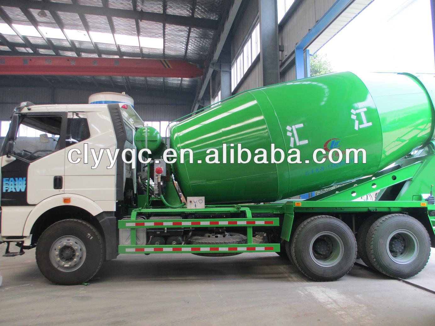 FAW 10CBM concrete mixing truck for sale