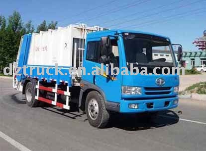 FAW garbage truck for sale