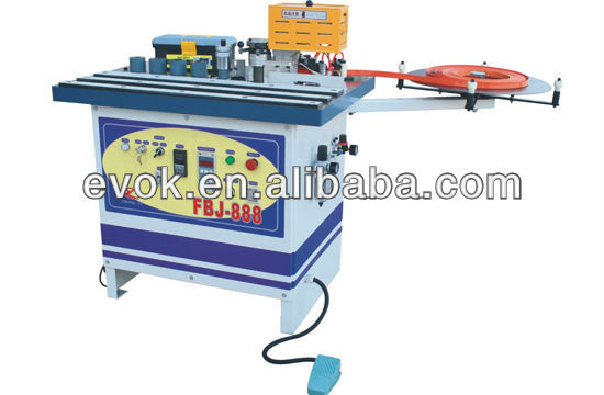 FBJ-888 double-face gluing curved&straight edge banding machine