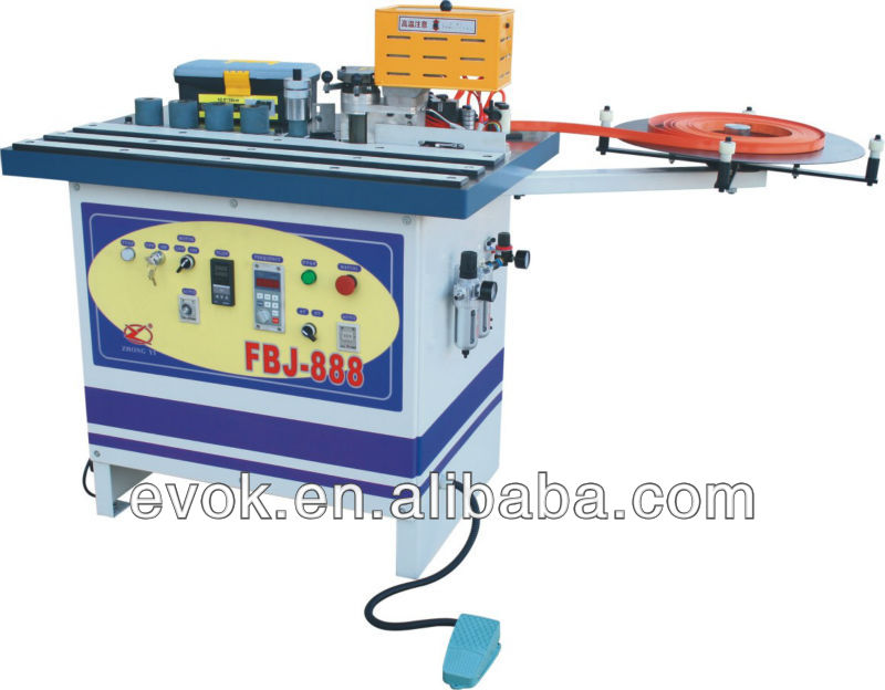 FBJ-888 double-face gluing curved&straight edge banding machine