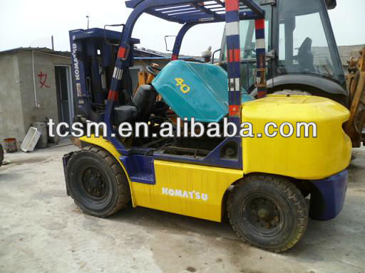 FD40 Japanese used machines Komatsu forklifts 4Ton sale