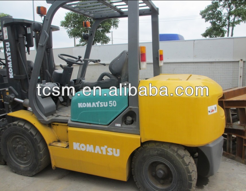 FD50 Japanese used machines Komatsu forklifts 4Ton sale