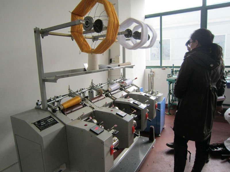 FEIHU yarn rewinding machine textile machinry for nylon polyester POY DTY yarn