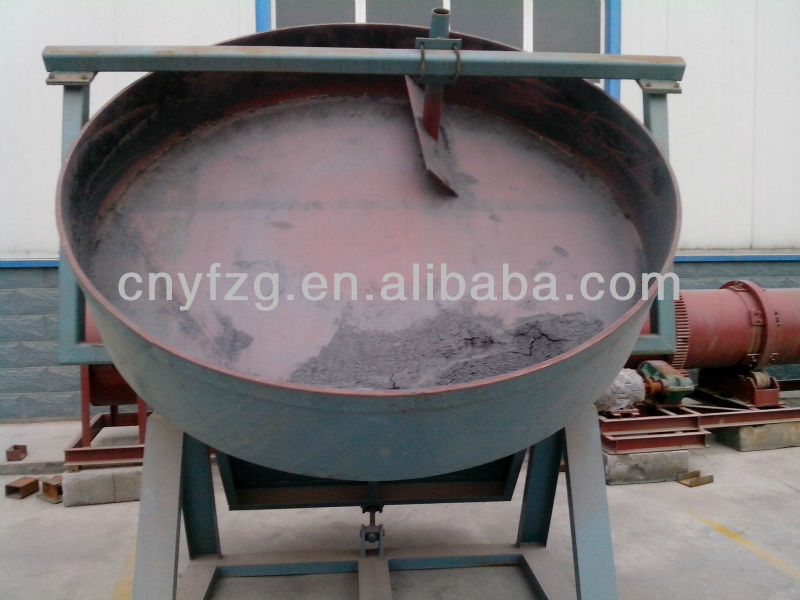 fertilizer production process pan granulator/pellet mill machine