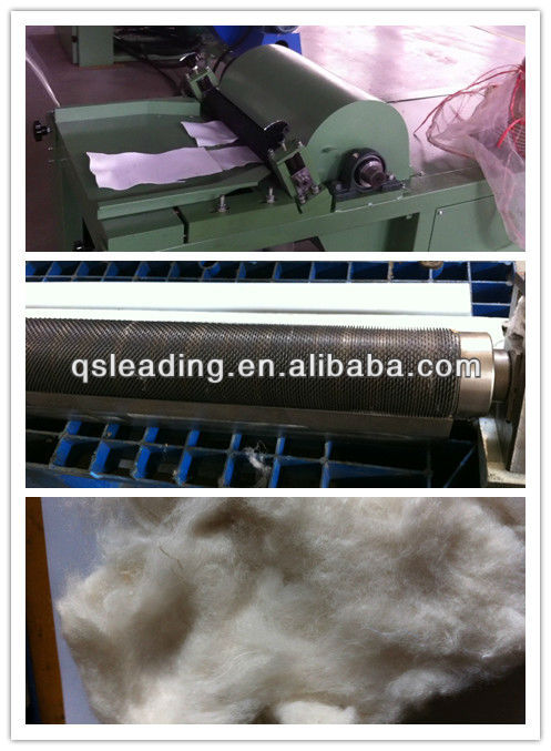 fiber opening and carding machine