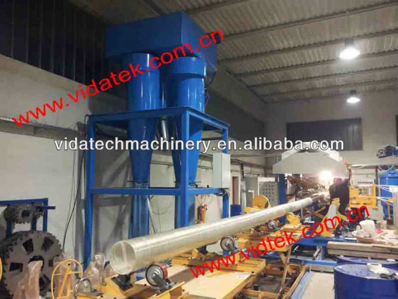 filament winding composite pipe production line continuous