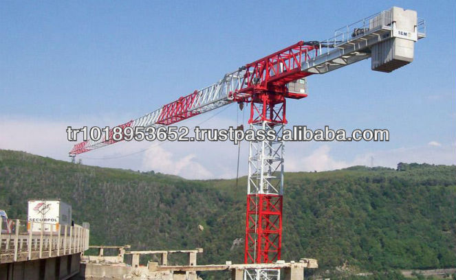 First and One Turkish Professional Manufacture Self Erecting Tower Crane