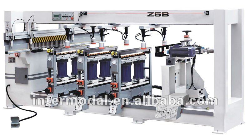 Five-head boring machine