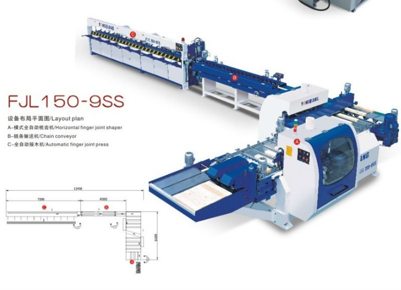 FJL150-9SS Automatic Finger joint line