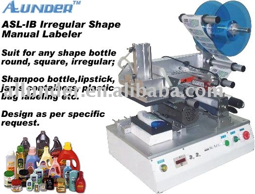 Flat Bottle Manual Labeler/Labeling Machine