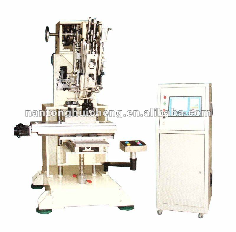 Flat Brush Drilling and Tufting Machine