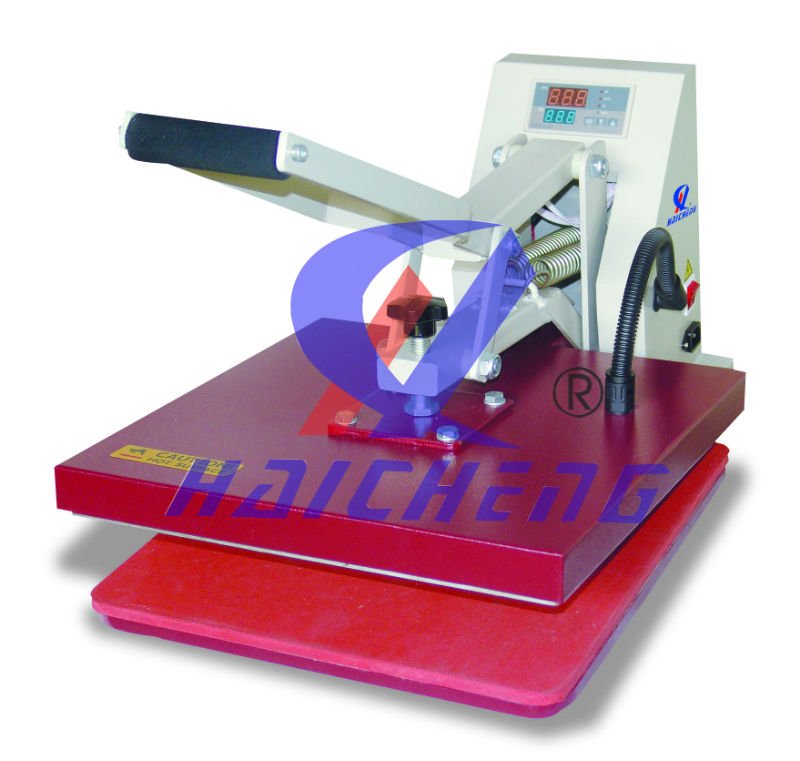 flat tshirt heat transfer press machine