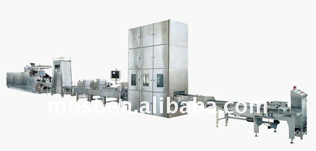 Flat wafer production line