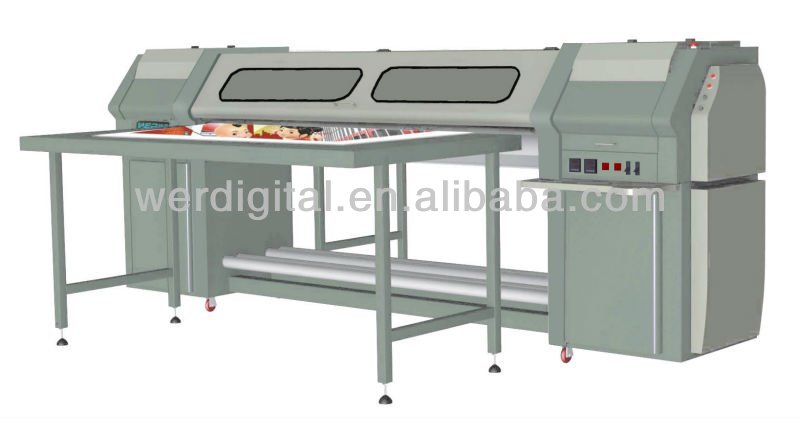 flatbed printer 3.2m * 6 PCS SEIKOSPT510 1440DPI