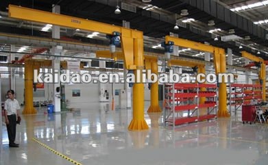 Flexible!!!DZ(BZ) 1T pillar jib crane