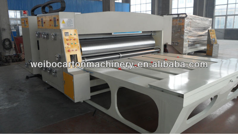 flexo automatic corrugated carton printing slotting