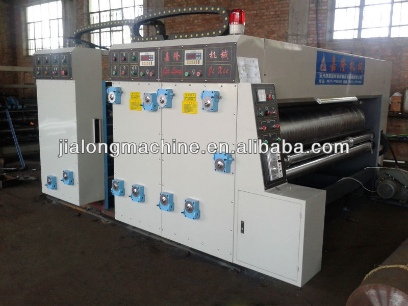 flexo corrugated carboard printing slotting machine