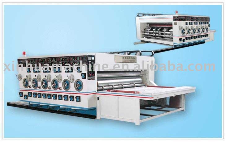 flexo ink corrugated paper board printing machine