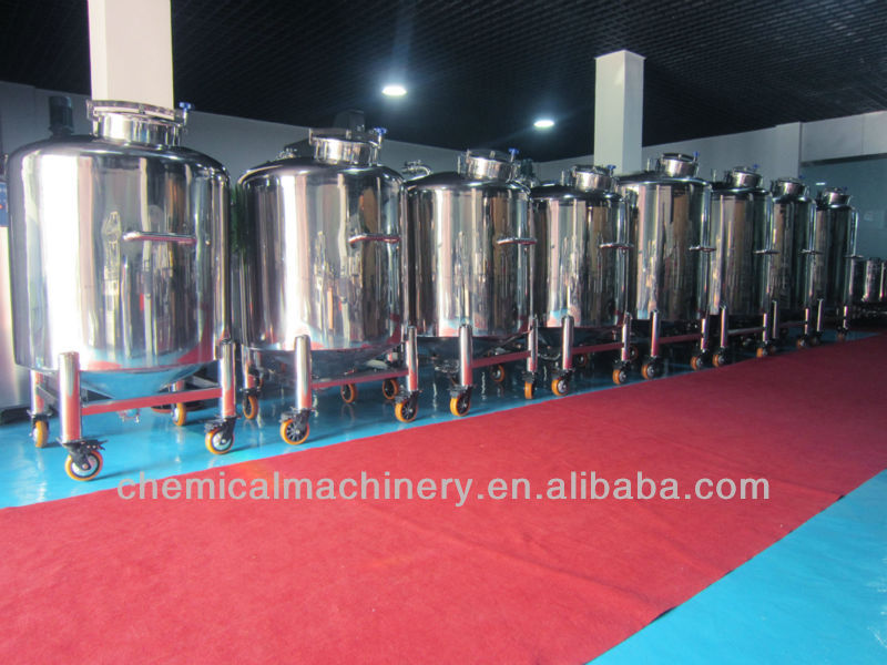 FLK stainless steel tank with conical bottom