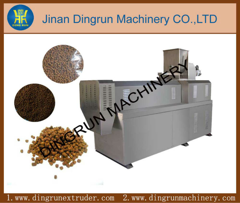 Floating fish feed pellet machine