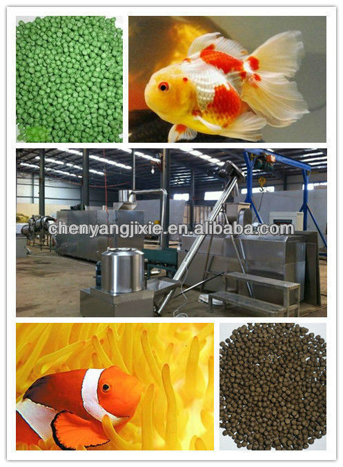 floating fish feed processing line