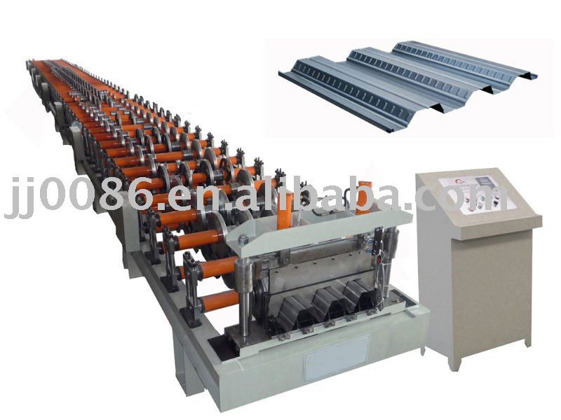 Floor deck forming machine