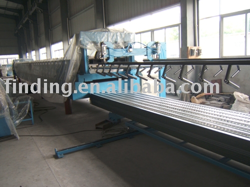 Floor decking forming machine