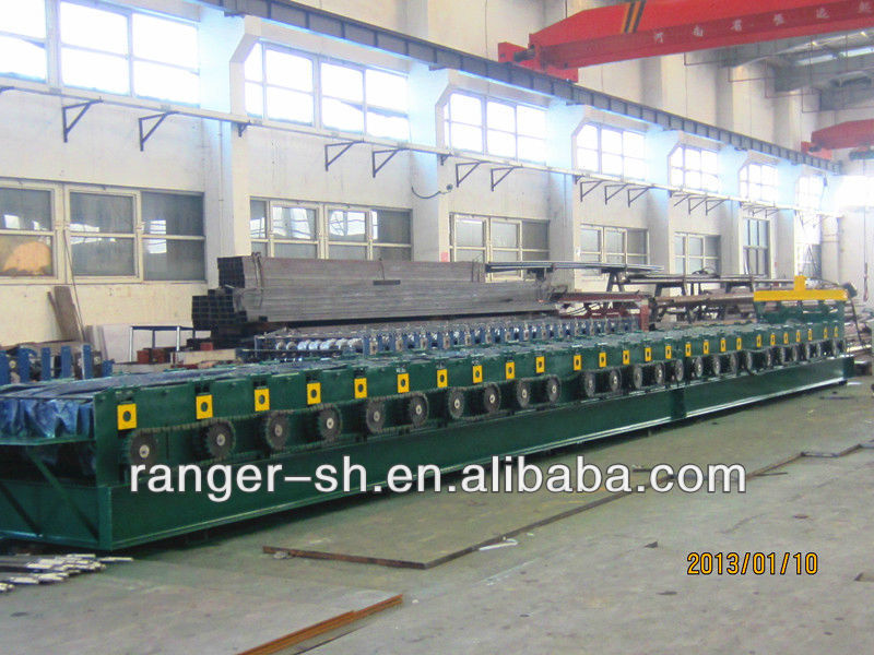 Floor decking roll forming machine