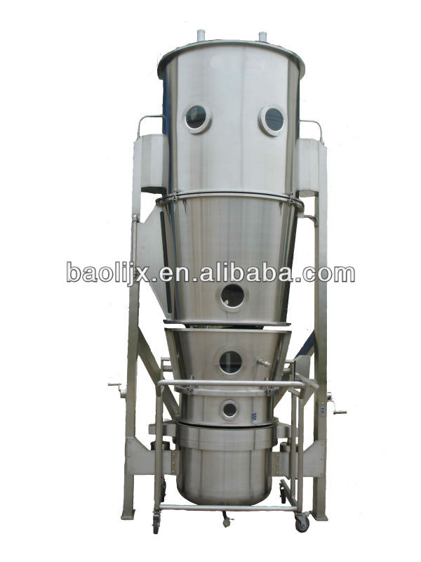 Fluidizing dryer