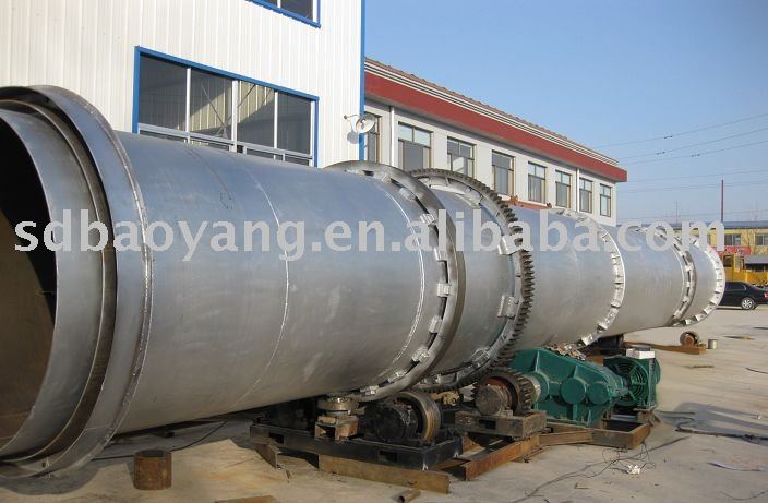 Fluorite powder rotary dryer