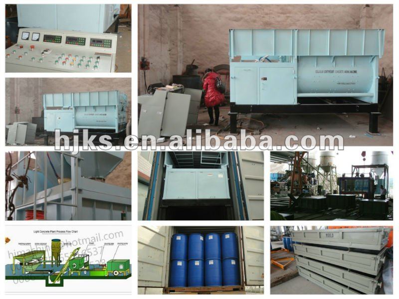 foam concrete block making mixer in CLC Plant