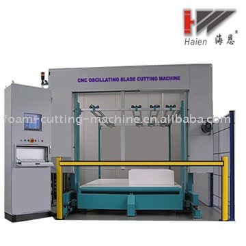 foam cutting machines(Horizontal CNC Oscillating Blade Profile Cutting Machine)