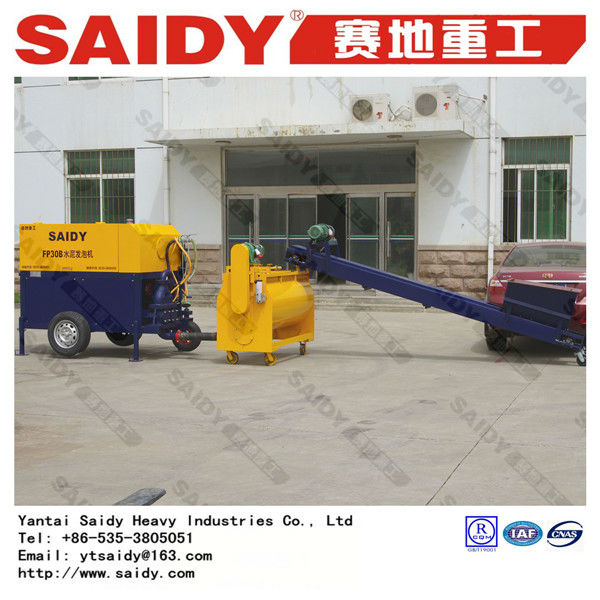 foamed concrete machine with mixer