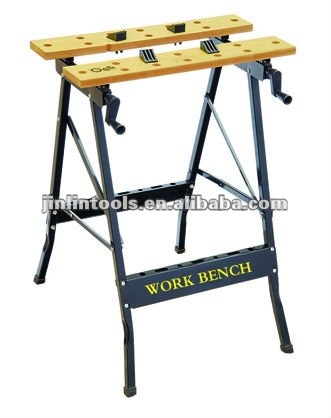 folding steel wooden work bench of 20 square,work table