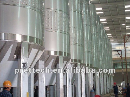 food grade stainless steel tank for grape fermentation