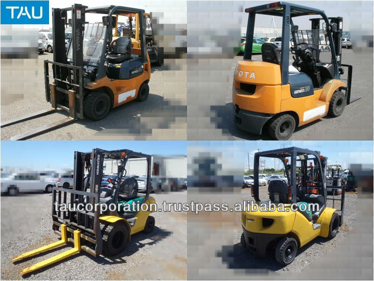 For sale used Japanes forklift with wide variety brands