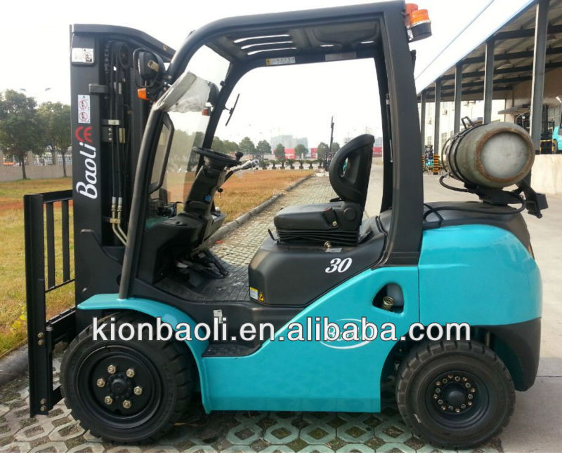 forklift with gasoline engine