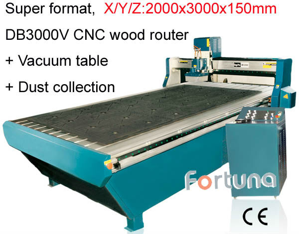 Fortuna DB3000V cnc wood carving machine